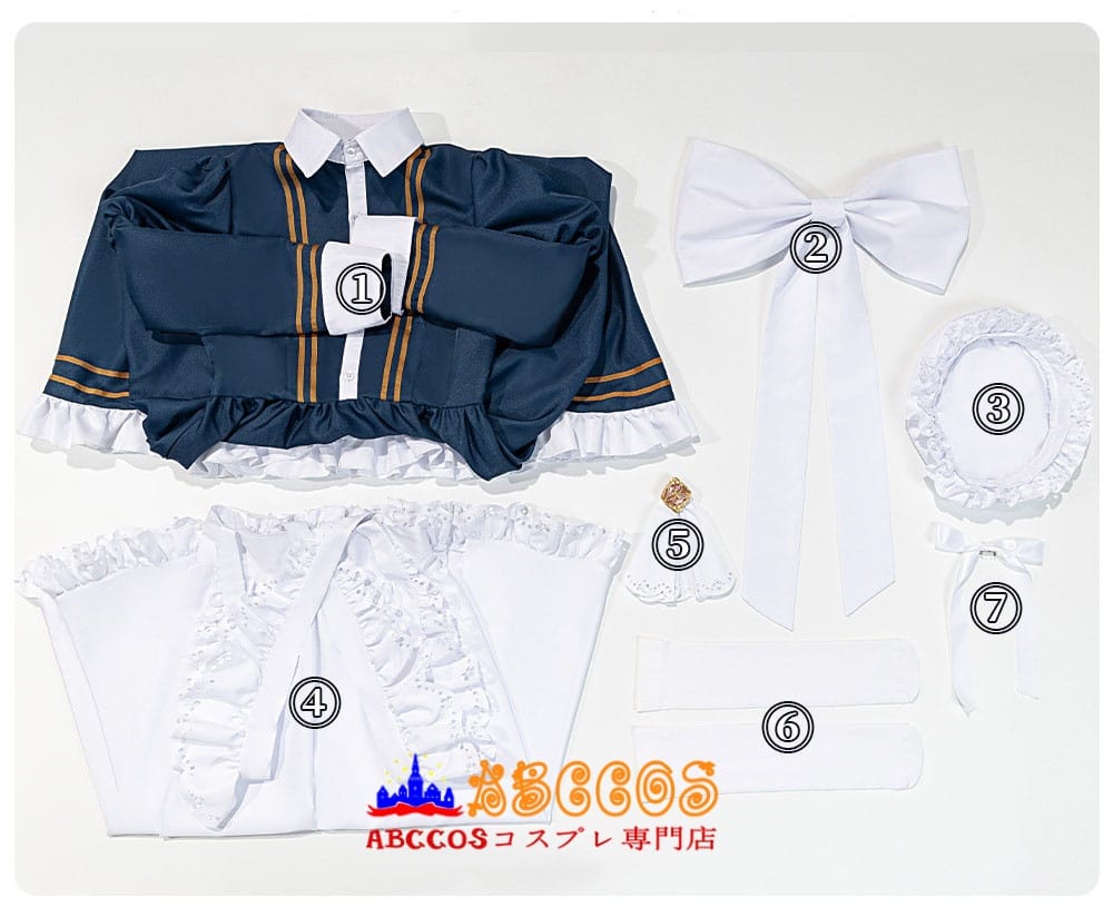 画像12: 【売り切れ即終】BOYS be MAID!(ボーイズビーメイド) 妃崎余花 (きさき・よか) コスプレ衣装 abccos製 「受注生産」 (12)