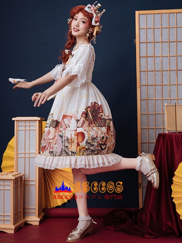 Abccosコスプレ専門店 ロリータ風 ワンピース ゴスロリドレス サスペンダー お嬢様 コスプレ 森ガール かわいい 洋服 製作 通販 Abccosコスプレ専門店 ロリータ風 ワンピース ゴスロリドレス サスペンダー お嬢様 コスプレ 森ガール かわいい 洋服 製作 通販