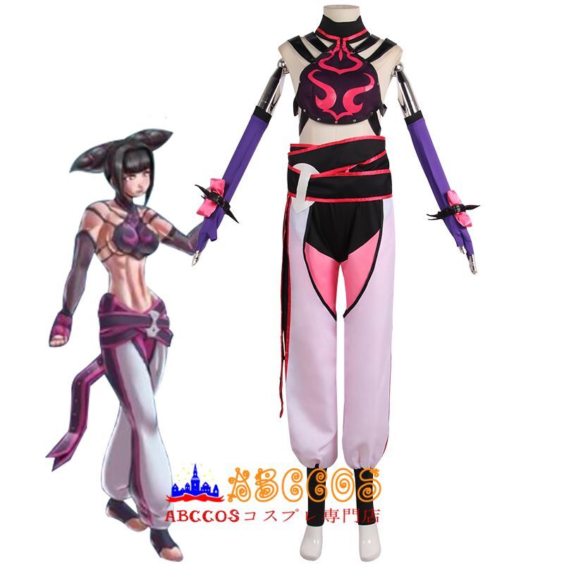 ジュリ　コスプレ　ストリートファイター ストリートファイター 風 ハン ジュリ コスプレ 高品 衣装 ウィッグ