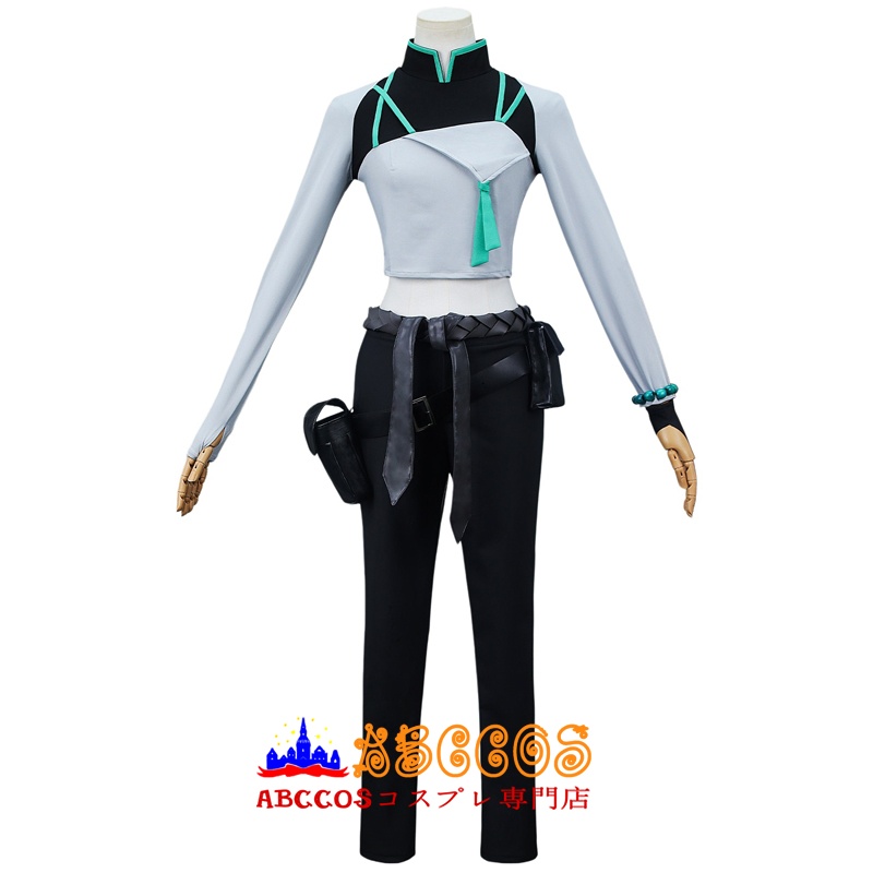 VALORANT セージ コスプレ衣装 Sサイズ ウィッグ付 ヴァロラント VALORANT Sage（セージ）コスプレ衣装 abccos製 「受注