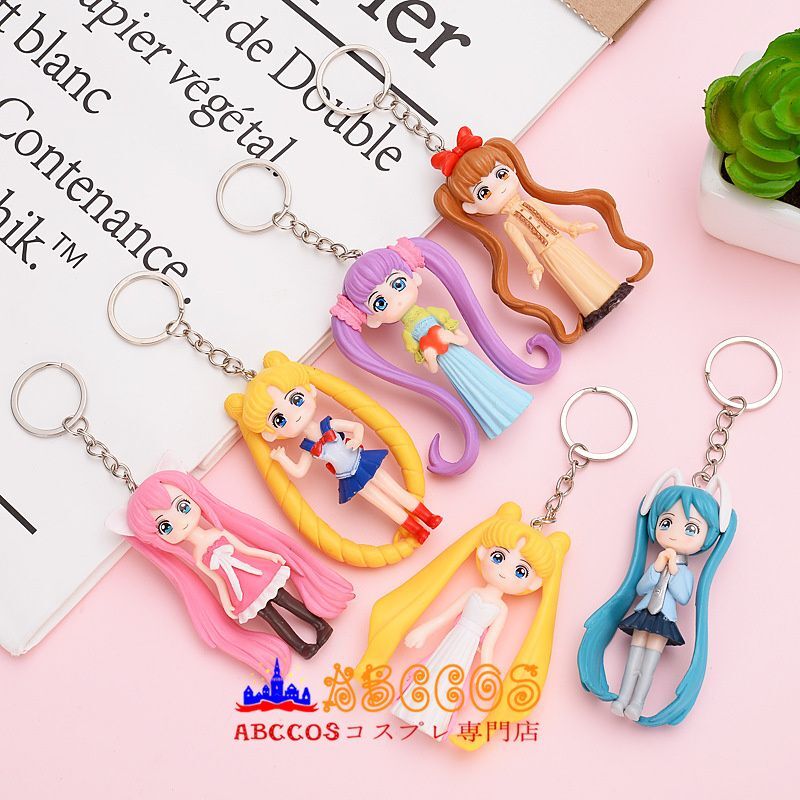 キーホルダー キーチェーン デコレーション ギフト アニメ アクリル アニメバッグ 可愛いぬいぐるみ Abccos キーホルダー キーチェーン デコレーション ギフト アニメ アクリル アニメバッグ 可愛いぬいぐるみ Abccos
